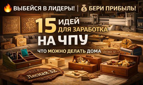 Что делать на станке с ЧПУ по дереву дома: 15 идей
