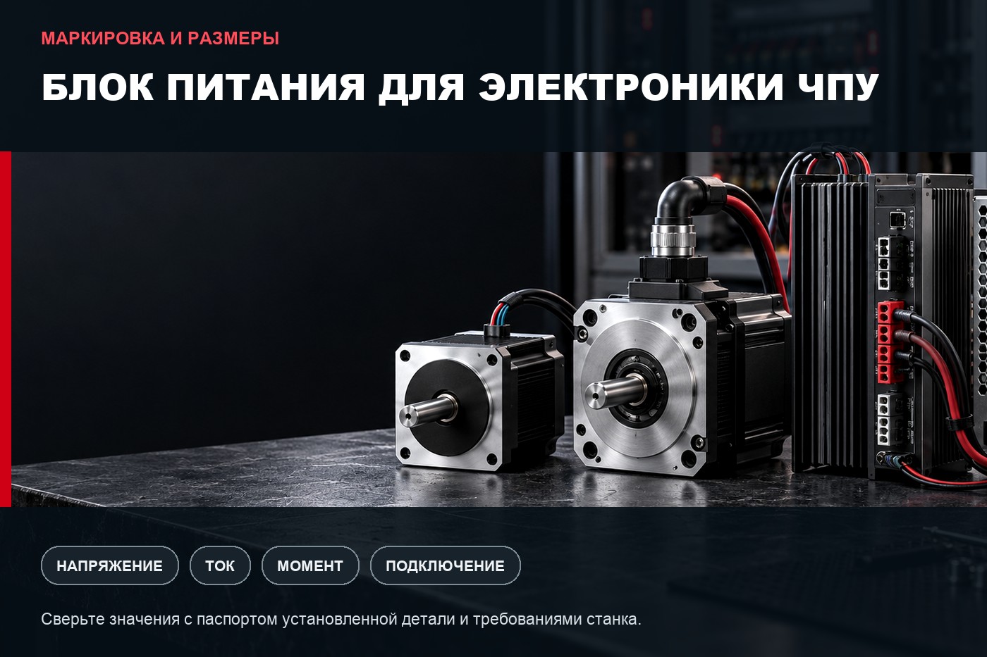 Маркировка и размеры: Как подобрать блок питания для электроники ЧПУ
