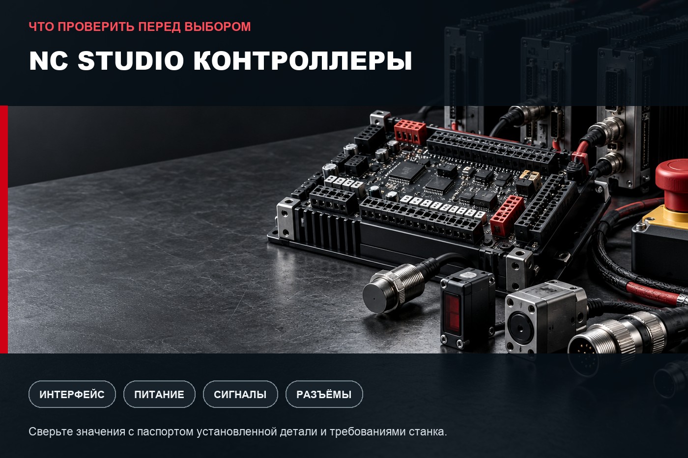 Что проверить перед выбором: NC Studio контроллеры: параметры выбора и совместимость