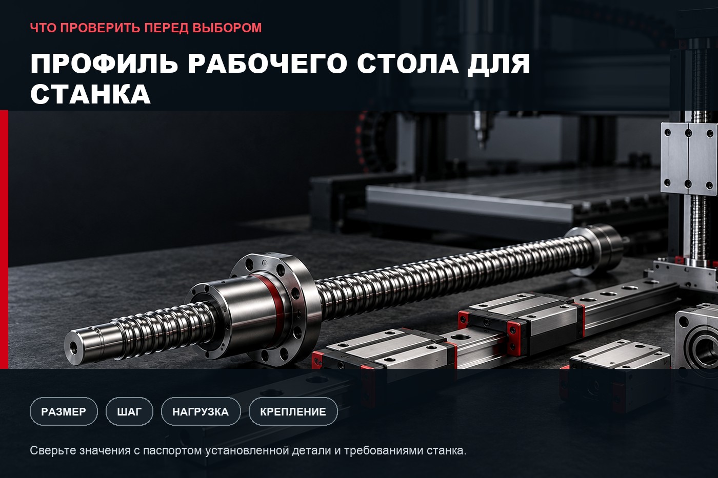 Что проверить перед выбором: Профиль рабочего стола для станка: параметры выбора и совместимость