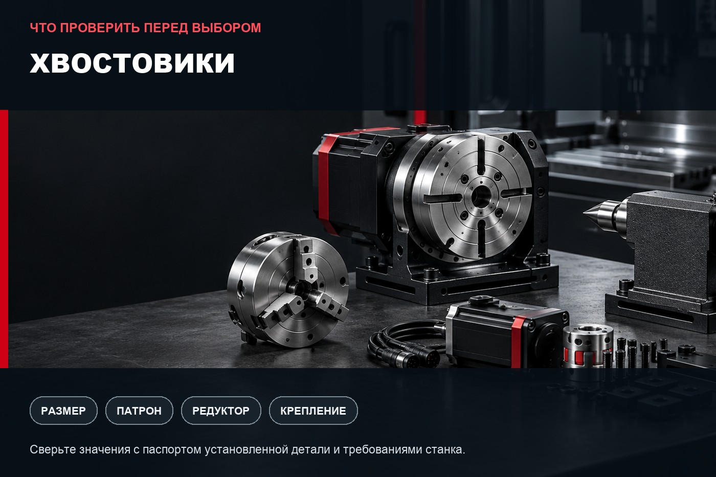 Что проверить перед выбором: Хвостовики: параметры выбора и совместимость