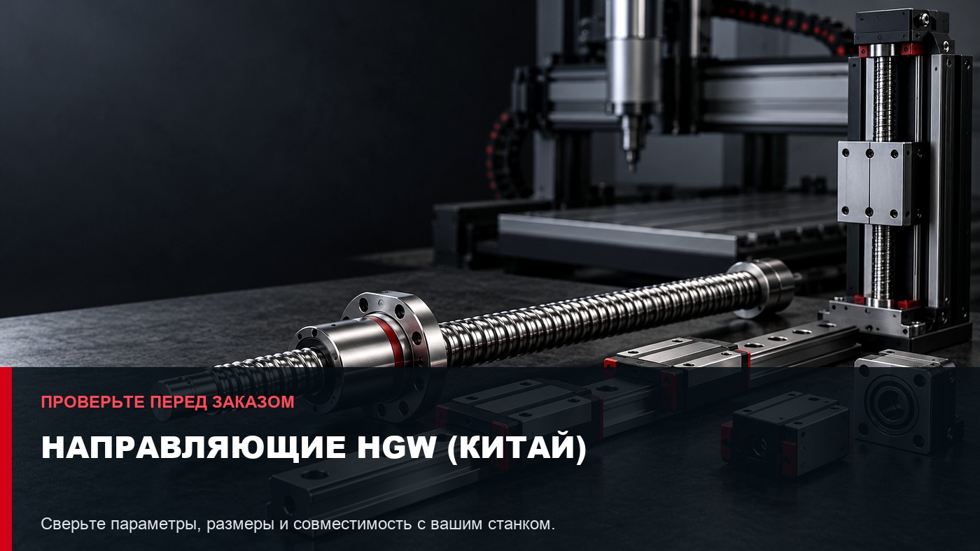 Направляющие HGW (Китай): параметры выбора и совместимость