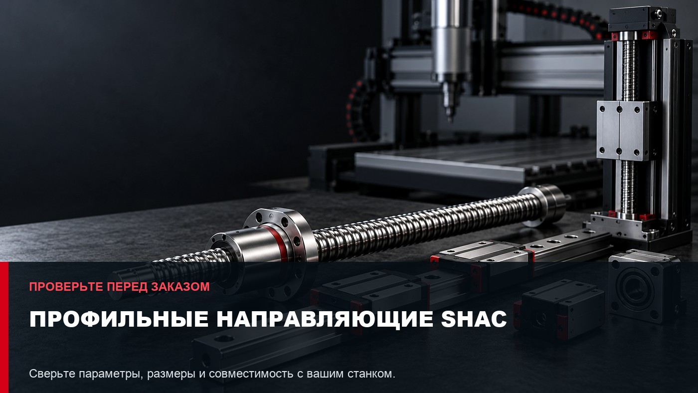 Профильные направляющие SHAC: параметры выбора и совместимость