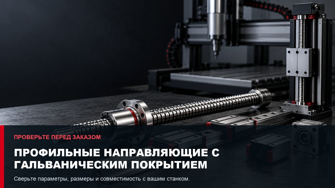 Профильные направляющие с гальваническим покрытием: параметры выбора и совместимость