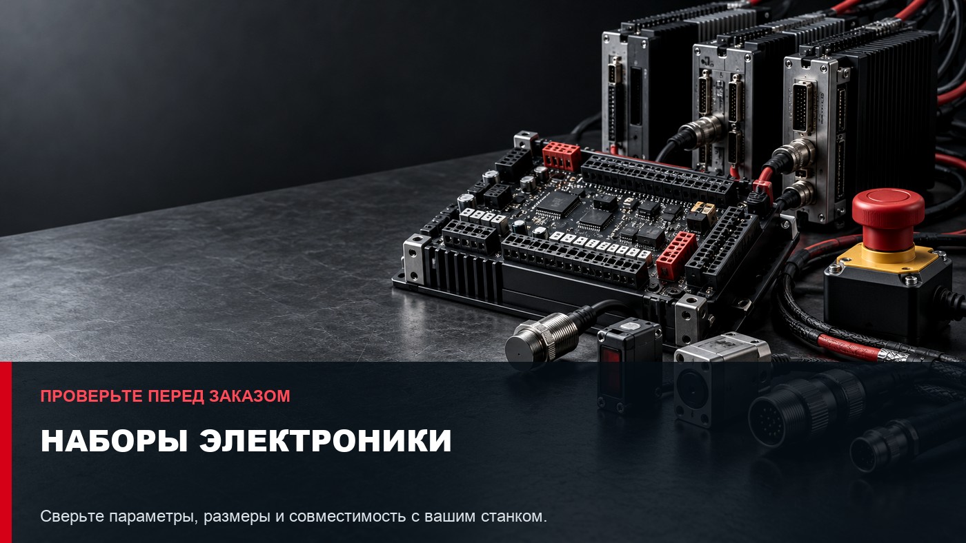 Наборы электроники для ЧПУ: параметры выбора и совместимость