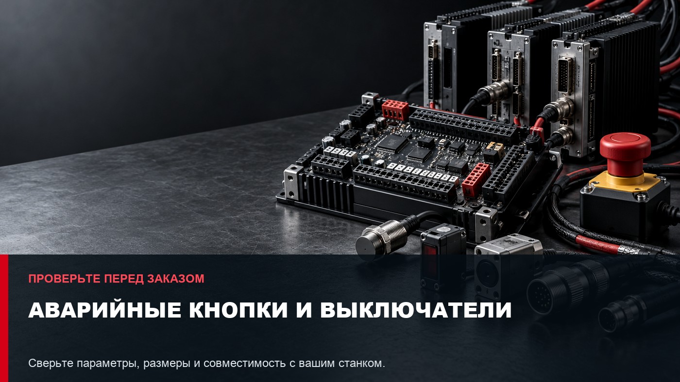 Аварийные кнопки и выключатели: параметры выбора и совместимость