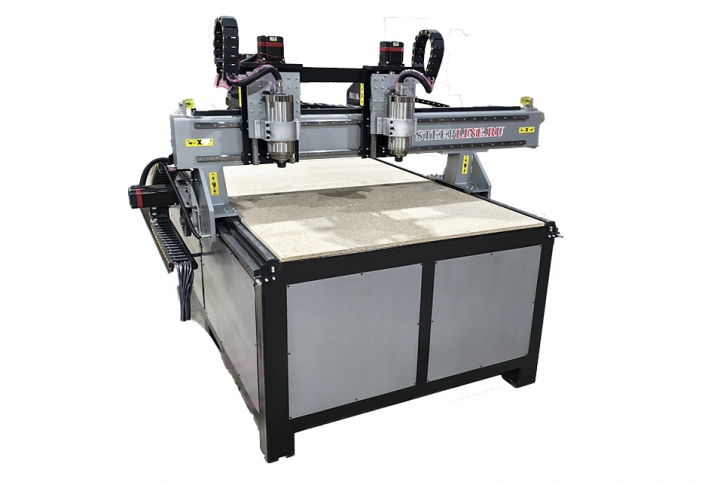 Двухшпиндельный станок с ЧПУ 4000х2000