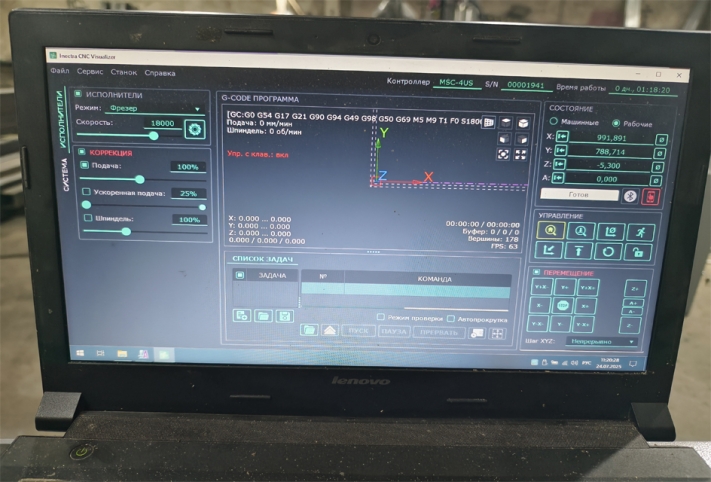 Купить фрезерный ЧПУ станок  STEEPLINE 1200х1200 - станки с чпу SteepLine