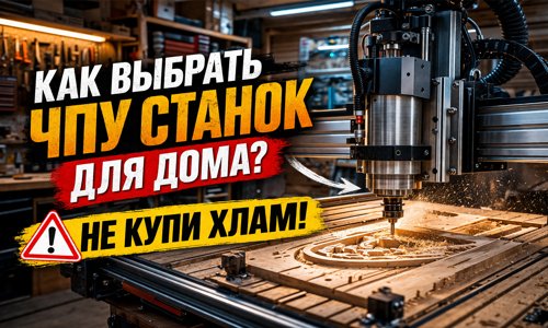 Как выбрать фрезерный станок с ЧПУ для дома — обложка статьи