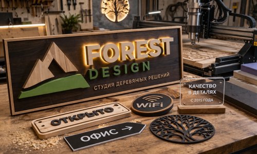 ТОП-10 ниш для заработка на ЧПУ станке — вывески, логотипы и рекламная продукция