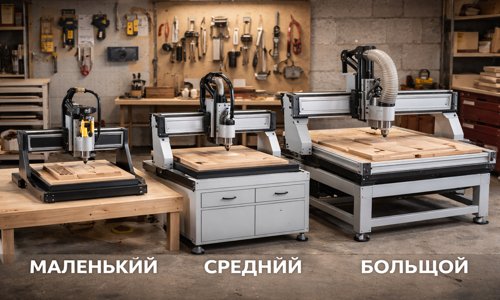 Виды ЧПУ станков по дереву — сравнение