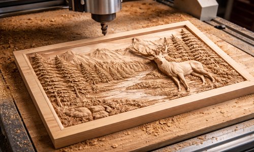 Качественная работа на ЧПУ станке по дереву
