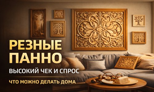 Резные панно и картины из дерева на ЧПУ станке