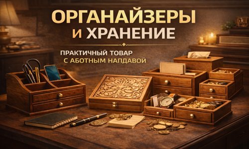 Органайзеры из дерева и фанеры на ЧПУ станке