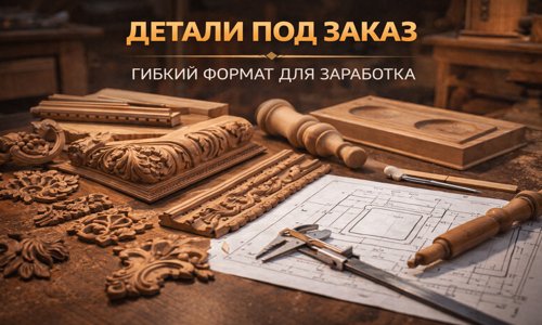 Детали из дерева под заказ на ЧПУ станке