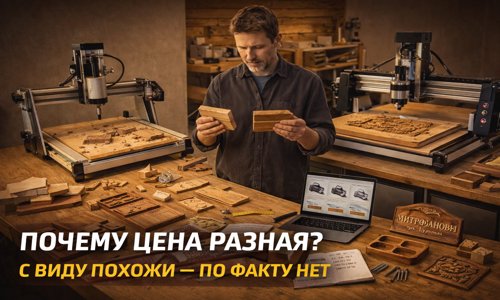 Почему похожие ЧПУ станки стоят по-разному