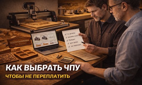 Как выбрать ЧПУ станок по дереву правильно при бюджете до 300 000 рублей