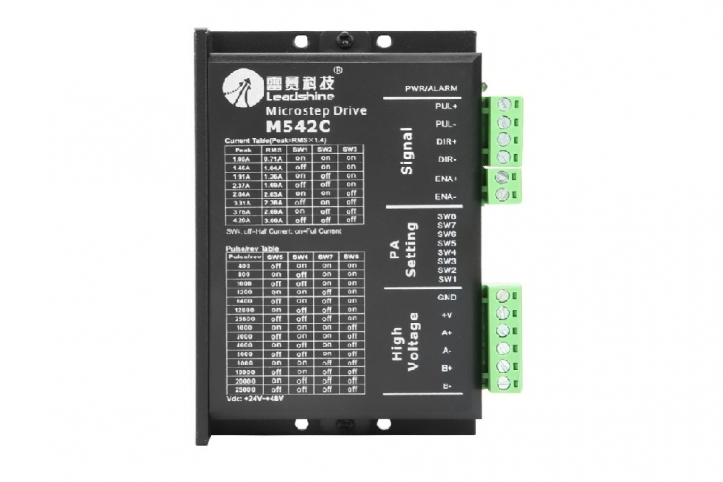 Драйвер M 542C Leadshine шагового двигателя для ЧПУ - комплектующие для ЧПУ SteepLine