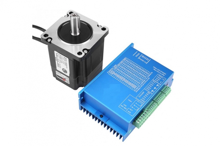 Комплект гибридный сервопривод с энкодером 57HBM100-1000-2.5N.m+HBS57