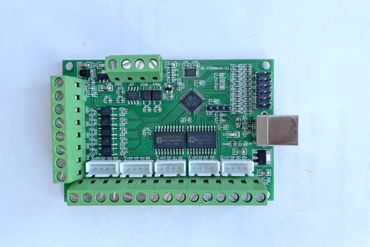 Плата коммутации драйверов USB JDSW51B, 5 осей, 100 кГц