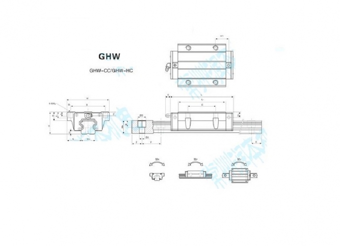 GHW20CC Подшипники для направляющей SHAC купить в интернет - магазине SteepLine.ru (Стиплайн)