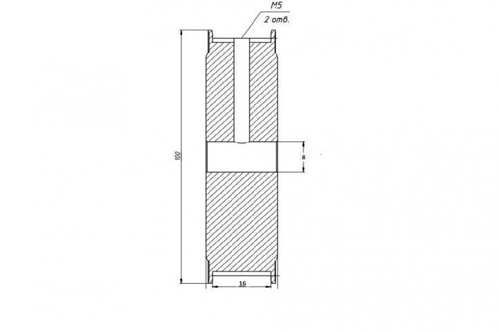 Купить шкив 60Т-5М-15-8мм для станков с ЧПУ - комплектующие SteepLine